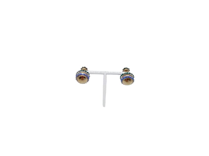 DIOR  Earrings T.  metal Green  ref.1103153