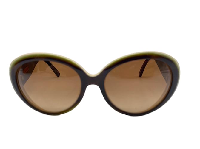 Óculos de sol MARNI T.  plástico Caqui  ref.1103161