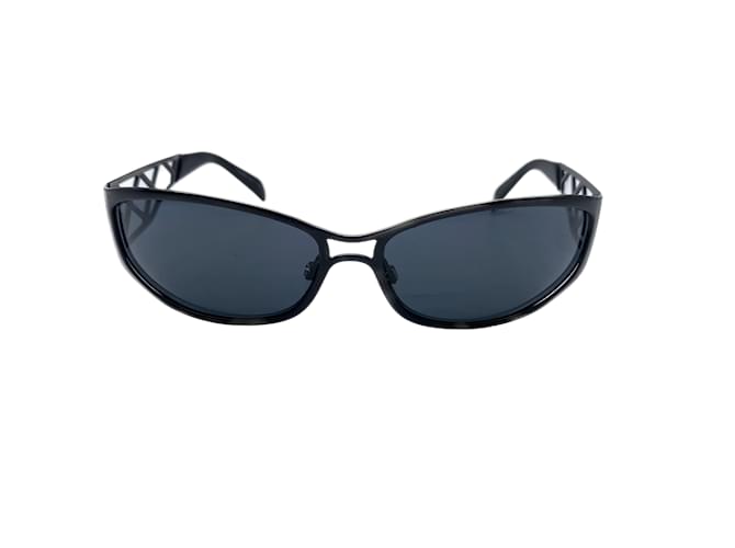 CHANEL Sonnenbrille T.  Plastik Marineblau Kunststoff  ref.1103162