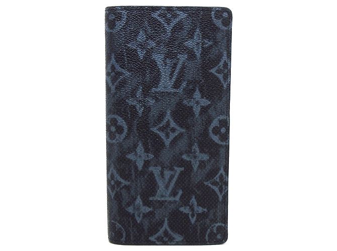 Louis Vuitton Black Monogram Pastel Noir Brazza