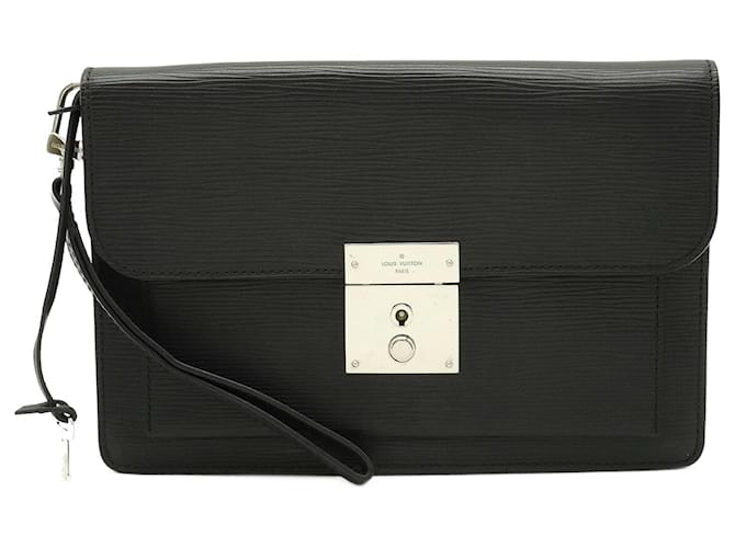Louis Vuitton Taiga Cuir Noir  ref.1103623
