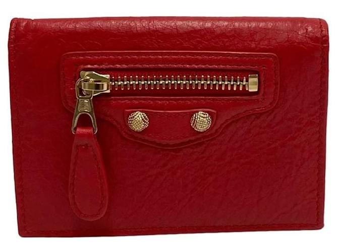 Balenciaga Cagole Red Leather  ref.1103776
