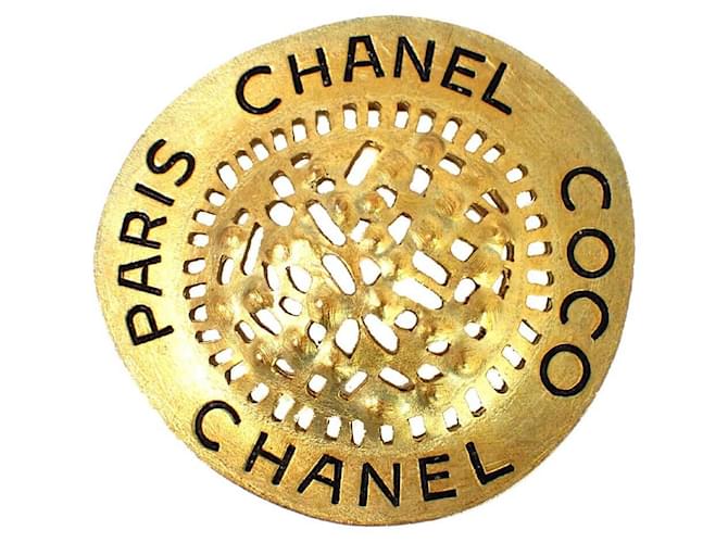 Classique Chanel COCO Mark Métal Doré  ref.1103935