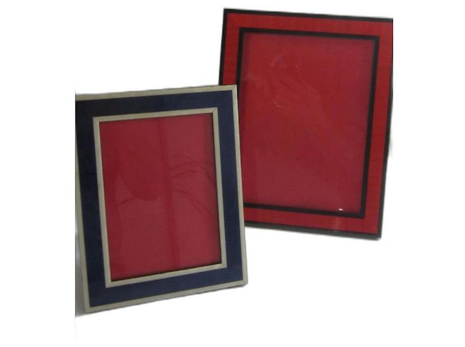 Dior photo frames in varnished wood