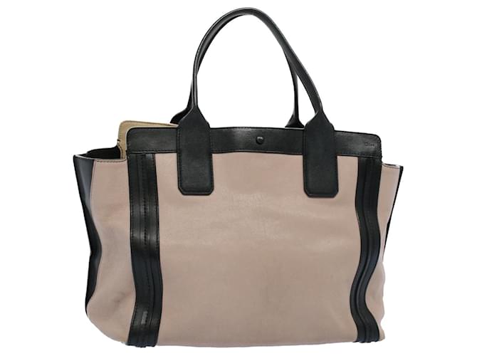 Chloé Chloe Sacola Couro Bege Auth bs8955  ref.1103998