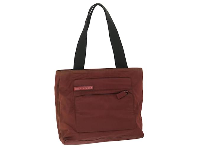 PRADA Hand Bag Nylon Red Auth ar10468  ref.1104063