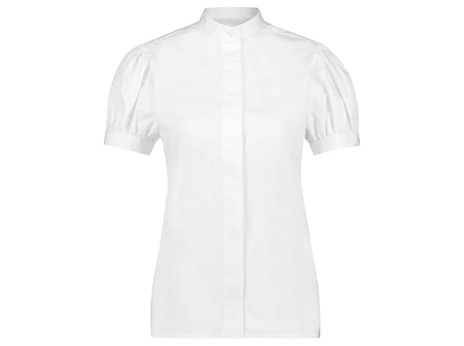 Autre Marque Monique Singh, Camisa popelina blanca Blanco Algodón  ref.1104103