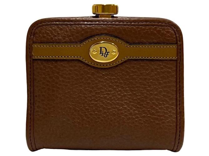 DIOR Brown Leather  ref.1104121