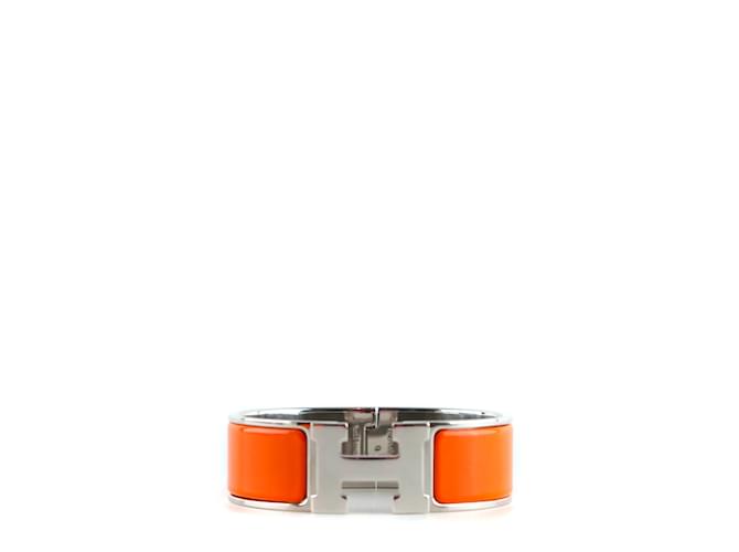 Hermès HERMES  Bracelets T.  steel Orange  ref.1104199