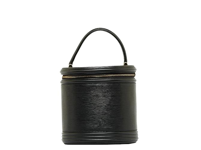Louis Vuitton Epi Cannes Vanity Bag M48032 Black Leather  ref.1104360