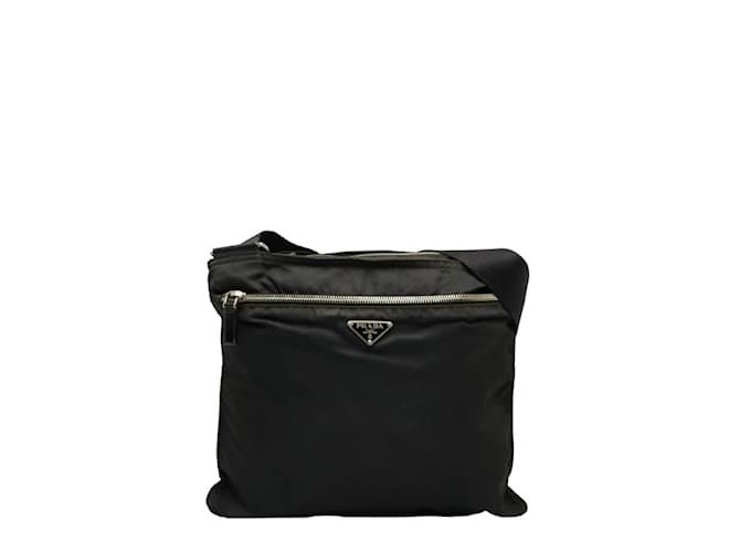 Prada Tessuto Crossbody bag Black Cloth  ref.1104422