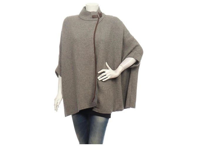 Massimo Dutti Cardigan aus Wolle Grau