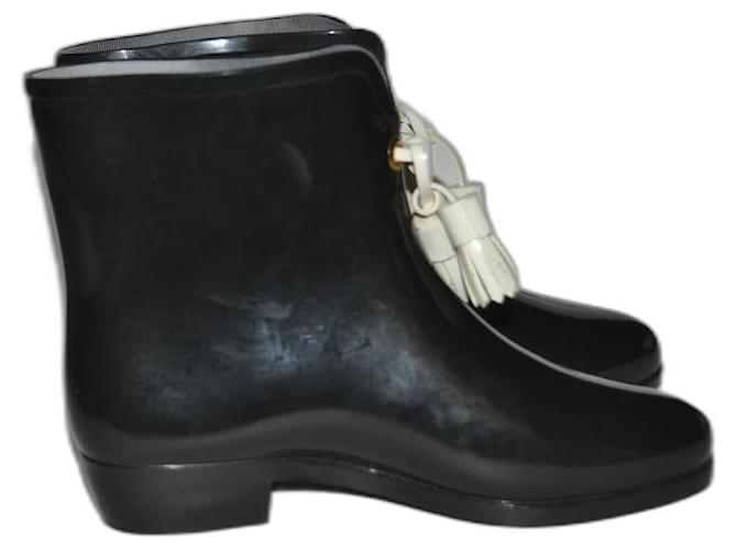 Vivienne Westwood Anglomania Short boots Black Rubber  ref.1104670