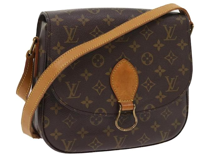 LOUIS VUITTON Monogram Saint Cloud GM Sac à bandoulière M51242 LV Auth yk9049 Toile Monogramme  ref.1104832