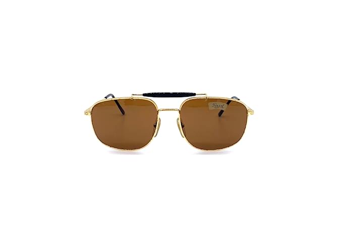 Persol-Sonnenbrille mit gefüttertem Steg Golden  ref.1105148