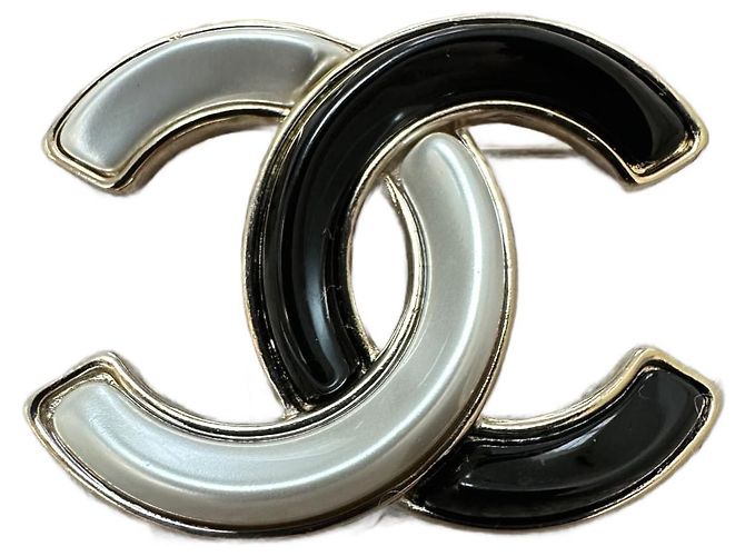 Coco Crush Chanel Pins e spille Nero Metallo