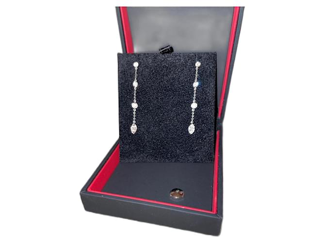 Tiffany & Co Ohrringe Grau Diamant  ref.1105666
