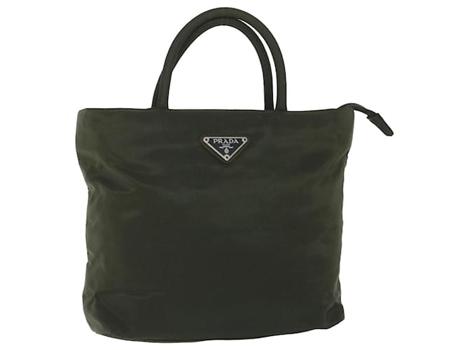 PRADA Hand Bag Nylon Green Auth fm2766  ref.1105703