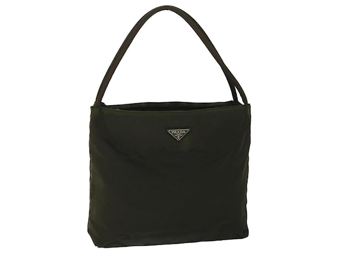 PRADA Shoulder Bag Nylon Green Auth bs8995  ref.1105797