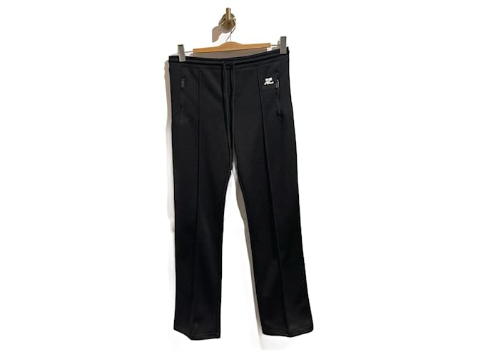COURREGES  Trousers T.International S Polyester Black  ref.1105823
