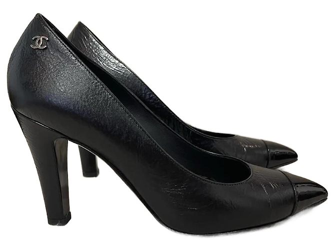Tacchi CHANEL T.EU 36.5 Pelle Nero