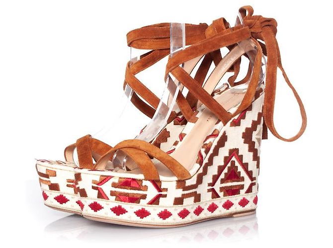 Gianvito Rossi, Zeppa Cheyenne Marrone