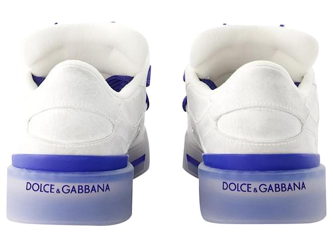 Dolce & Gabbana Baskets New Roma - Dolce&Gabbana - Cuir - Blanc  ref.1105935