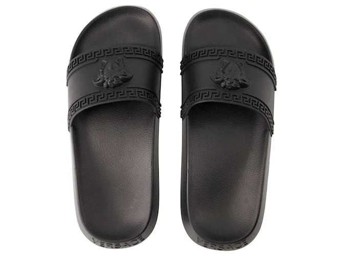 Chanclas Palazzo Sandalias De Mujer Versace 39 NEW $450 VERSACE