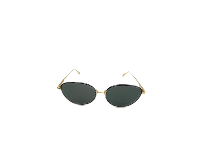 LINDA FARROW Gafas de sol T.  metal Dorado  ref.1106082