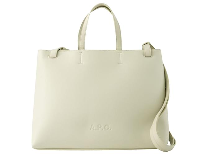 Apc Market Small Shopper Bag - A.P.C. - Synthetic - Mastic Beige  ref.1106178
