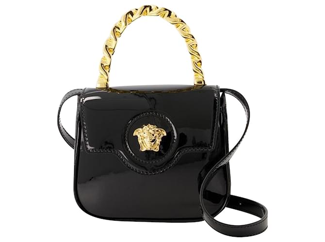 La Medusa Mini Bag - Versace - Leather - Black Pony-style calfskin  ref.1106191