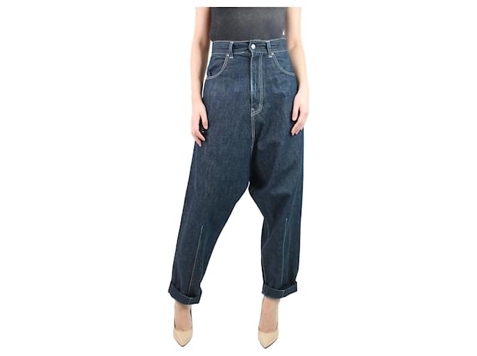 Y'S Calça jeans azul com abertura interna - tamanho UK 10 Algodão  ref.1106232