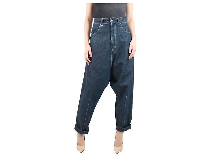 Y'S Vaqueros azules con pernera caída - talla UK 10