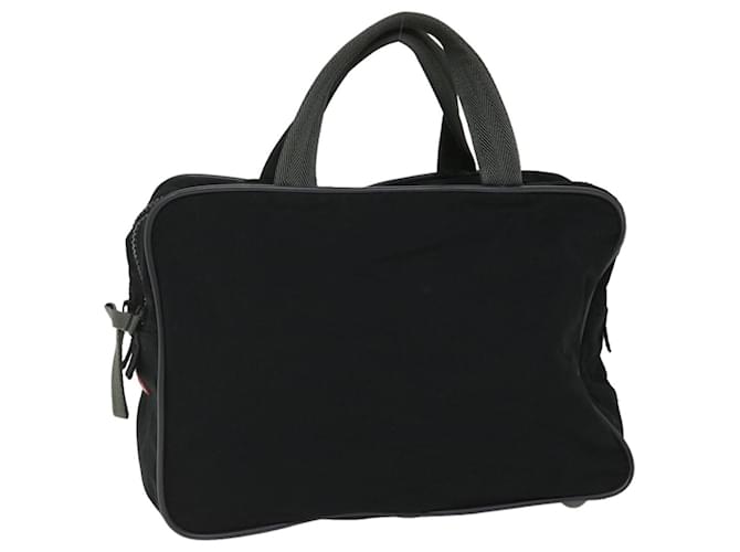 PRADA Sports Hand Bag Nylon Black Auth ar10399  ref.1106432