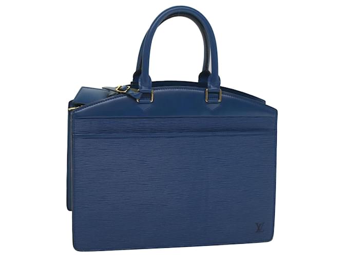 LOUIS VUITTON Epi Riviera Hand Bag Blue M48185 LV Auth yk9039 Leather  ref.1106472