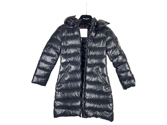 Moncler Schwarze Mädchenjacke 8 Jahre