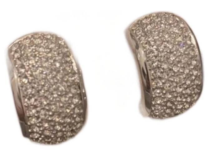 Orecchini Dior metallo argentato Argento 