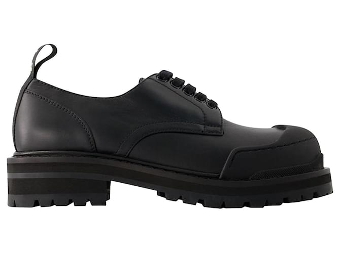 Dada Derbies  - Marni - Leather - Black Pony-style calfskin  ref.1106922