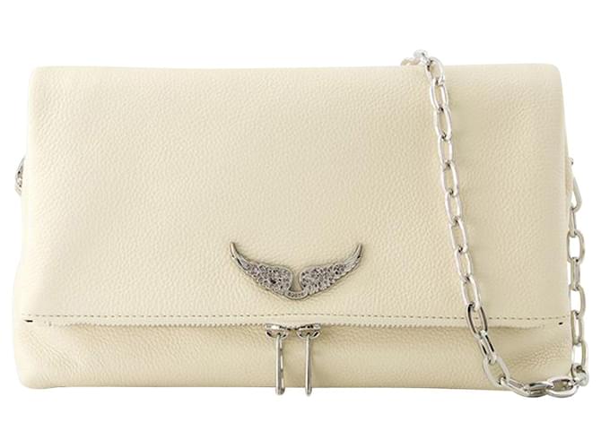 Borsa a tracolla Rocky Swing Your Wings - Zadig & Voltaire - Pelle - Beige  ref.1106990