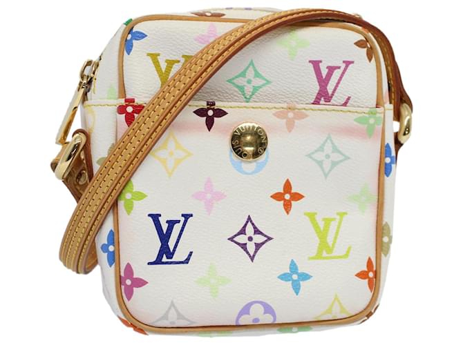 LOUIS VUITTON Monogram Multicolor Lift Sac à bandoulière Blanc M40055 LV Auth am5111  ref.1107127