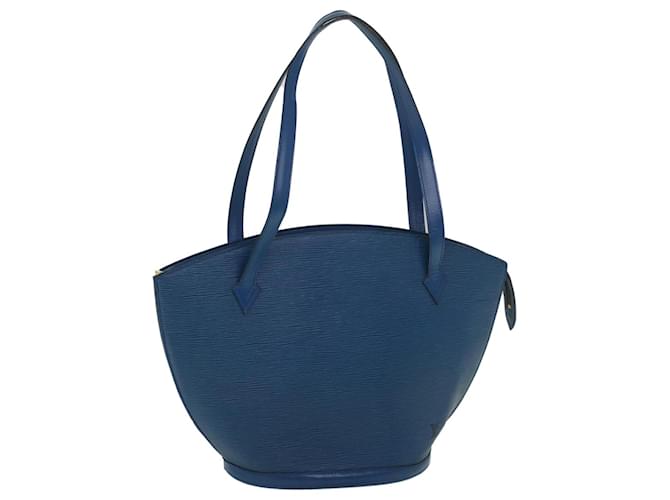 LOUIS VUITTON Epi Saint Jacques Shopping Shoulder Bag Blue M52275 LV Auth yk9094 Leather  ref.1107140