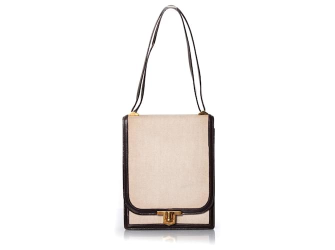 Hermès Hermes, Chantilly shoulder bag Brown Leather  ref.1107180