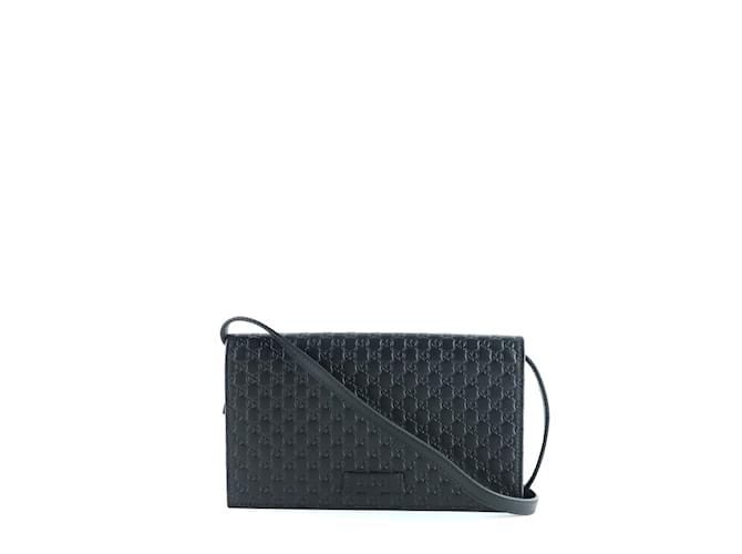 Bolsas GUCCI T.  Couro Preto  ref.1107196