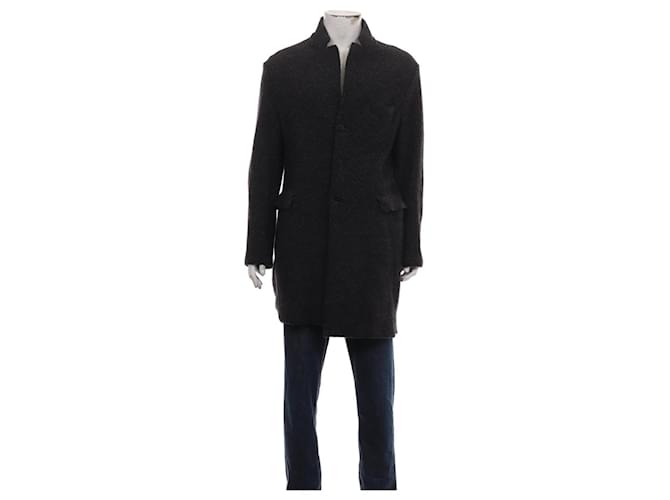Harris Wharf London Men Coats Outerwear Grey Wool  ref.1107226