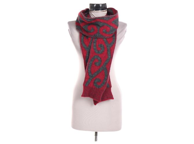 Autre Marque Lenço Lothlorian Possum e Merino de lã rosa e cinza Multicor