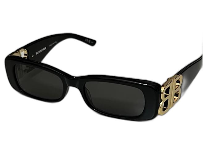 Balenciaga occhiali da sole Nero Acrilico  ref.1107251