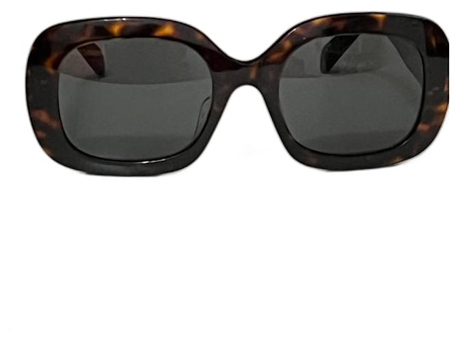 Céline occhiali da sole Marrone Acetato  ref.1107252