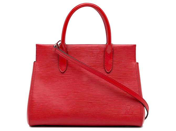 Louis Vuitton Red Epi Marly MM Rot Leder  ref.1107302