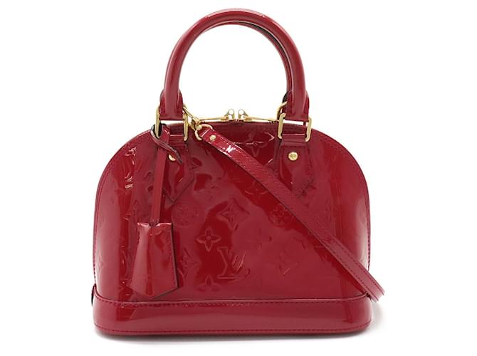 Louis Vuitton Alma BB Red Patent leather  ref.1107381