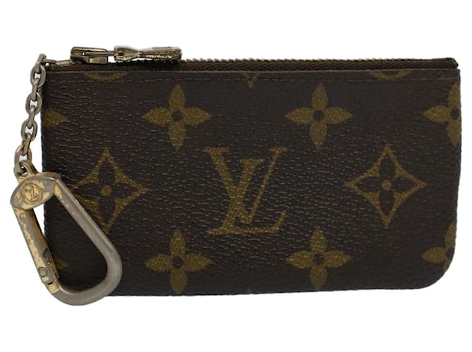 Louis Vuitton Porte clés Marrom Lona  ref.1107562